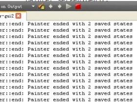 QPainter::end: Painter ended with saved states