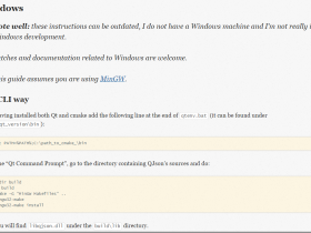 QJSON编译以及使用(原创未完待续)