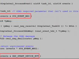 蓝牙BLE开发之四_OSAL按键操作