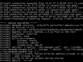 【已解决】MongoDB绑定多个ip启动报错