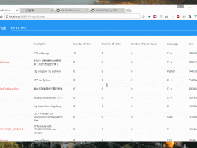 vue开发的github api应用