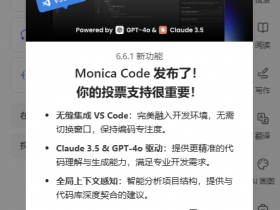 目前最好用的AI工具推荐Monica